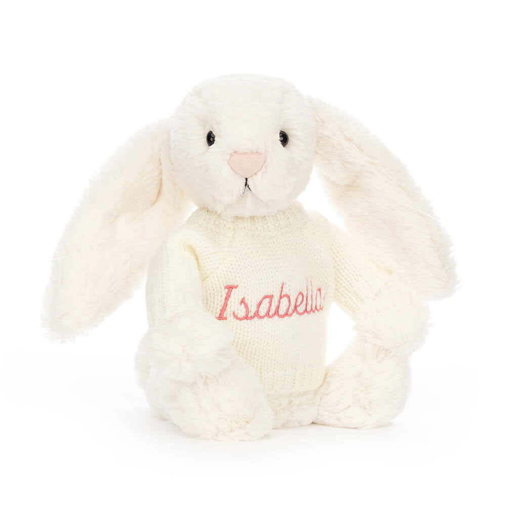 http://Bashful%20Cream%20Bunny%20with%20Personalised%20Cream%20Jumper