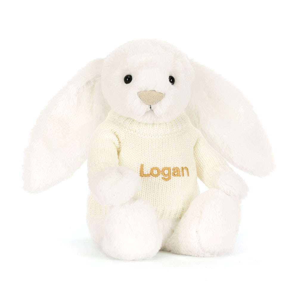 http://Bashful%20Luxe%20Bunny%20Luna%20with%20Personalised%20Cream%20Jumper
