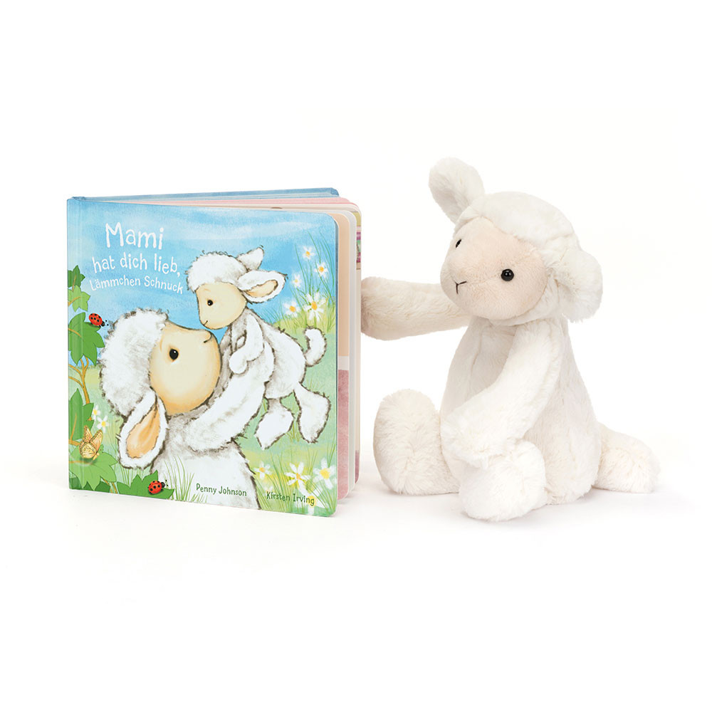 http://Mami%20Hat%20Dich%20Lieb.%20Lammchen%20Schnuck%20Buch%20and%20Bashful%20Lamb%20Medium